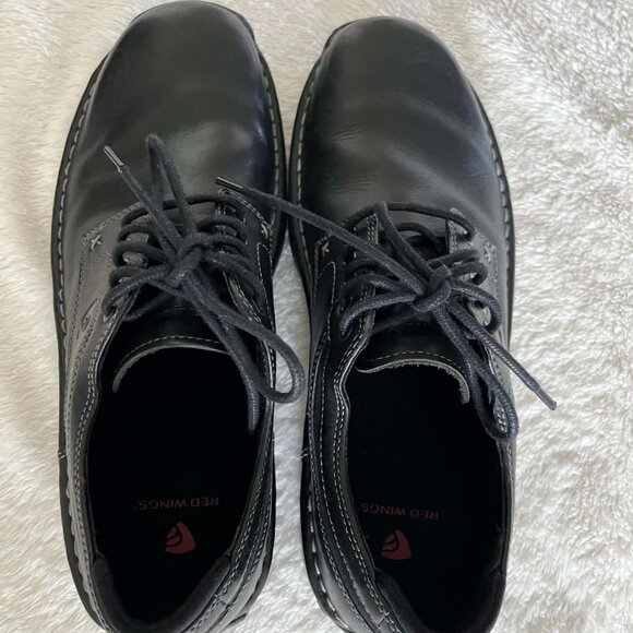 Red Wings 4110 Oxford Black leather Shoes Men\'s size 10.5 main image 4
